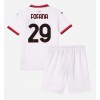 AC Milan Youssouf Fofana #29 Bortedraktsett Barn 2024-25 Kortermet (+ korte bukser)